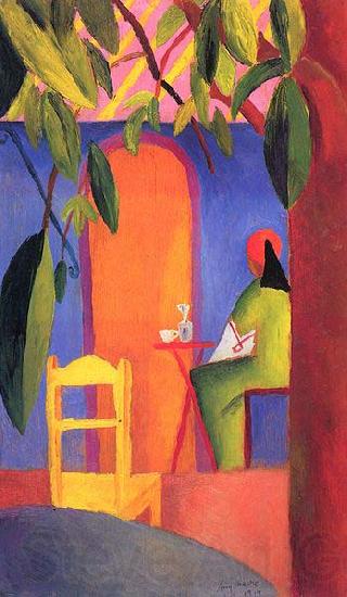 August Macke Turkisches Cafe (II) France oil painting art